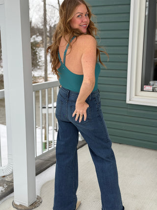 FIG Isola One Piece Swimsuit in Spruce