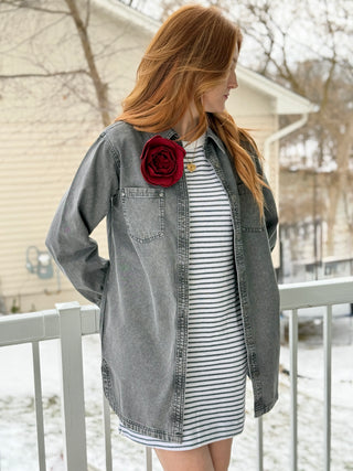 Weslynn Ash Denim Dress / Jacket