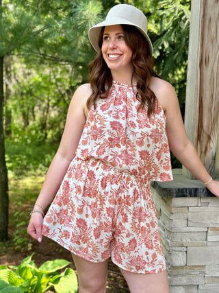 Gentle Fawn Verna Shorts in Berry Paisley