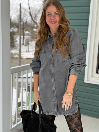 Weslynn Ash Denim Dress / Jacket