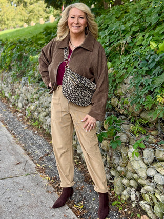 Fig Skye "Cord" Pant in Tan