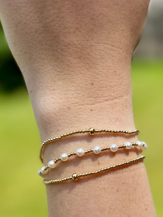 Victoria Emerson Gold & Pearl Arm Stack