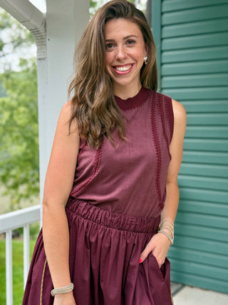 Melissa Nepton Solana "Suede" Top