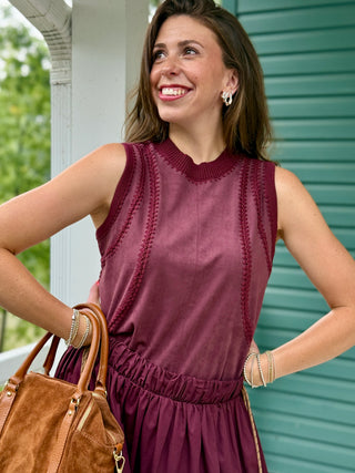 Melissa Nepton Solana "Suede" Top