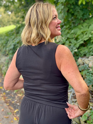 Gentle Fawn Indra Tank Top in Black