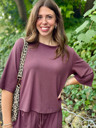 Gentle Fawn Aimee Top in Mulberry