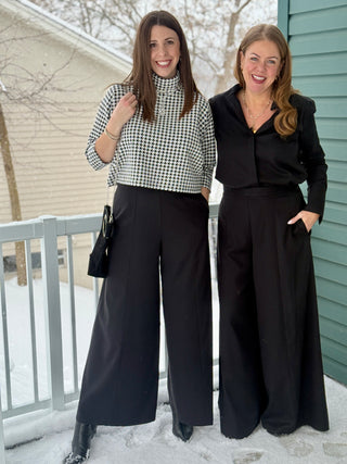 LaLune Wide Leg Panel Pant