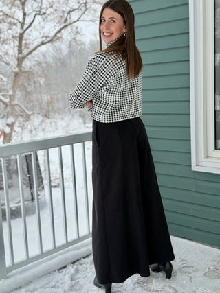 LaLune Wide Leg Panel Pant