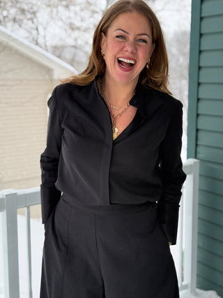 LaLune Mandarin Blouse