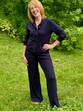 *Pre-Order Beddome Demi-Knit Navy Cardigan