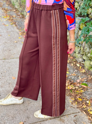 FRNCH Hera Side Stripe Trouser
