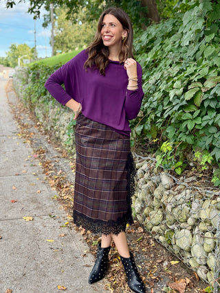 Melow Plum Pacifique Top