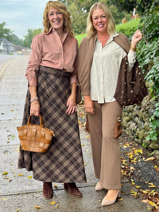 Astrid Ada Plaid Circle Skirt