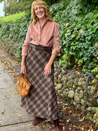 Astrid Ada Plaid Circle Skirt
