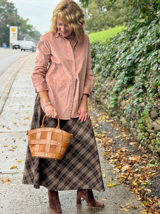Astrid Ada Plaid Circle Skirt