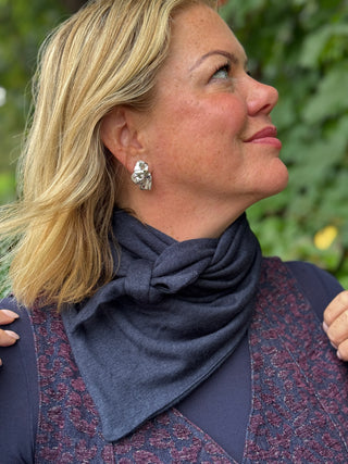 Bodybag by Jude Love Triangle Scarf in Navy