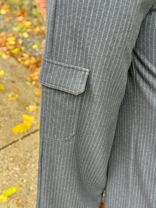 White Stuff Teagan Pinstripe Cargo Trouser