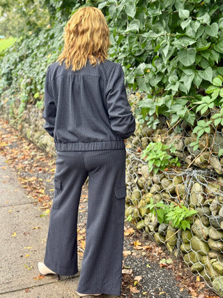 White Stuff Teagan Pinstripe Cargo Trouser