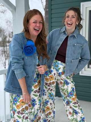 Hilary MacMillan Antique Floral Trouser