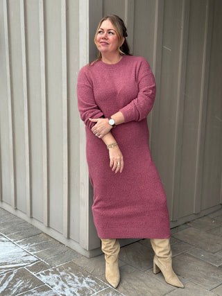 Smash & Tess Soft Love Midi Dress in Rose