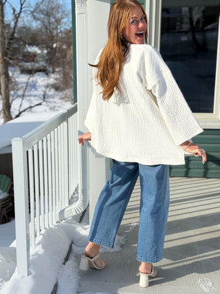 Jennifer Glasgow Vesna Winter White Spring Jacket