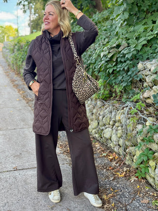 FIG Aria Long Quilted Vest