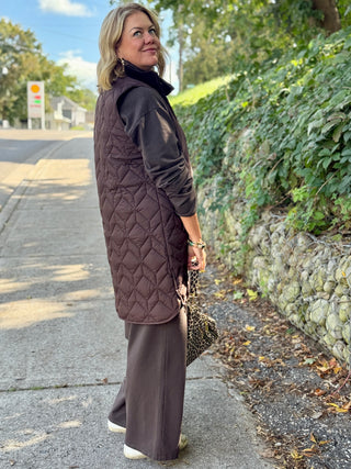FIG Aria Long Quilted Vest