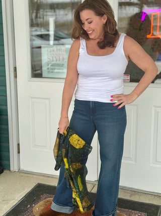 Gentle Fawn Blanche Tank in White