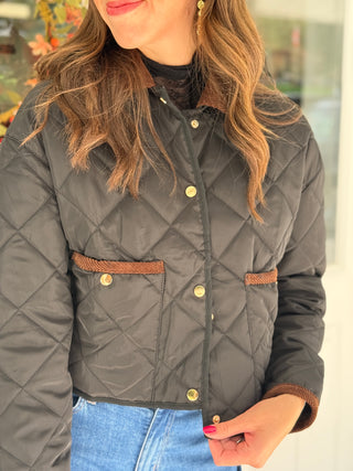 Astrid Whiskey Quilted Jacket