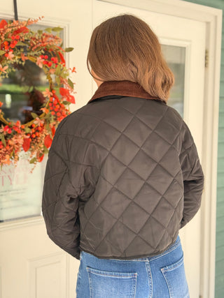 Astrid Whiskey Quilted Jacket