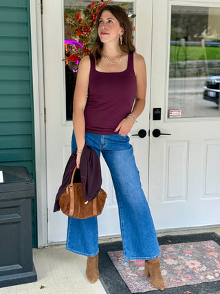 Paper Label Alina Double Layered Tank in Fig