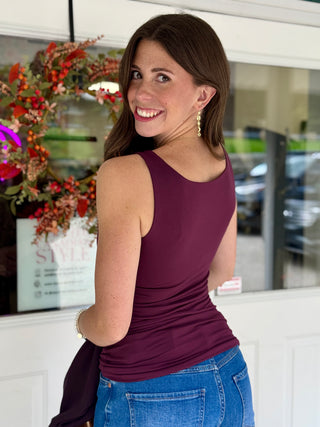 Paper Label Alina Double Layered Tank in Fig