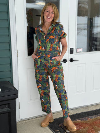Poplin & Co. Wild Tigers Jumpsuit