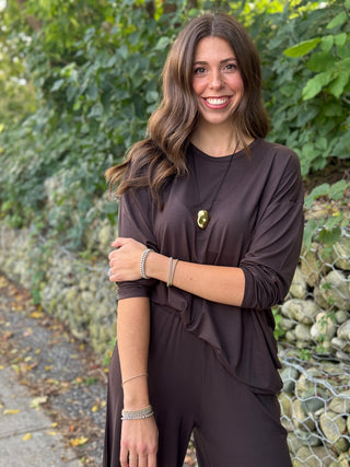 Paper Label Laura Long Sleeve Top