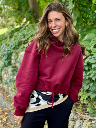FRNCH Bordeaux Sweatshirt