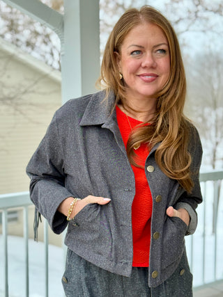 Cokluch Mela Fringed Jacket