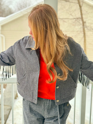 Cokluch Mela Fringed Jacket