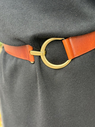 Brave Leather Noor Belt in Brandy