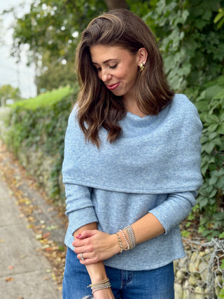 Beddome "Dream Fabric" Roll Over Sweater