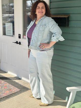 Astrid Pisa Pant in Light Blue