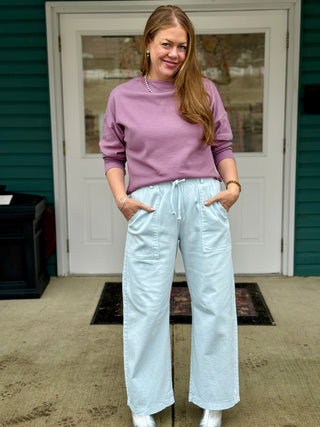 Astrid Pisa Pant in Light Blue