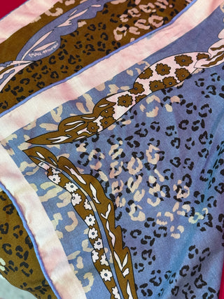 FRNCH Reversible Tanaisie Scarf in Leopard Ochre