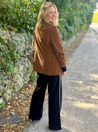Furlux Blake Blazer in Cognac Corduroy