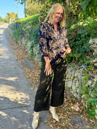 White Stuff Tia Cord Wide Leg Crop