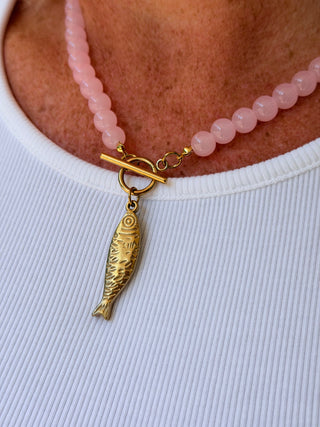 Sardine Bead Necklace (3 colours)