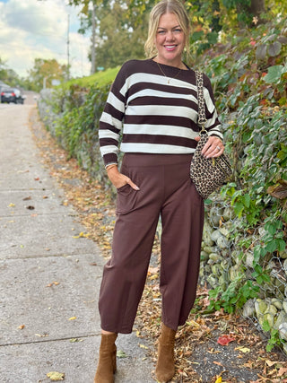 Pure Essence Barrel Pants in Black