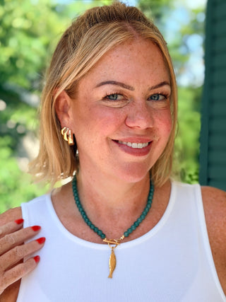 Sardine Bead Necklace (3 colours)