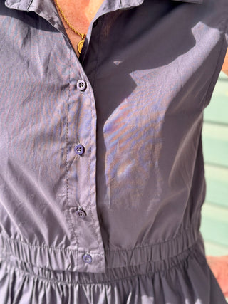 Pistache Polished Poplin Vest Top