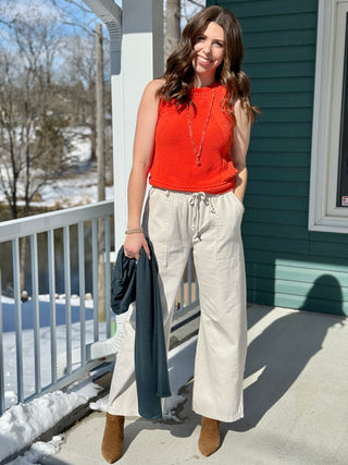 Astrid Pisa Pant in Cream