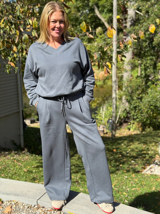 Paper Label Jayne Trouser Sweatpant in Turbulence